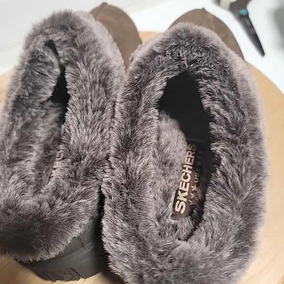 Skechers Shoes Womens 9 Shindigs Fortress Clog Brown Slip On Low Top 45703 - Picture 4 of 5